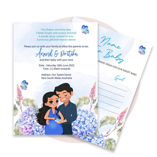Baby shower Invites Template