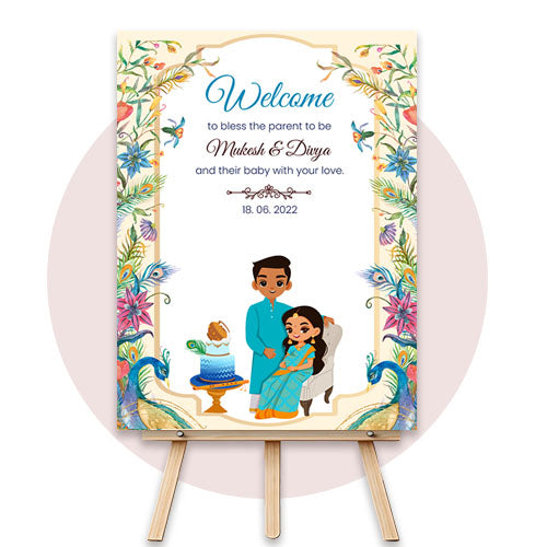 Baby shower Sign Template