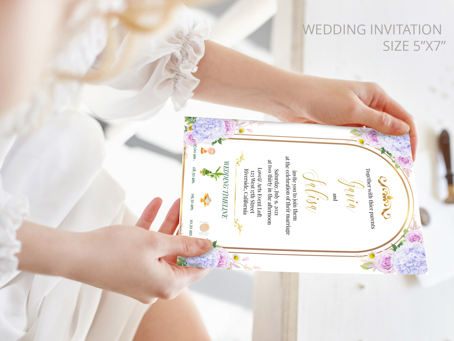 Cute Asian, Khmer, Lao, Thai Wedding invitation, E-Invite template #sewc221201