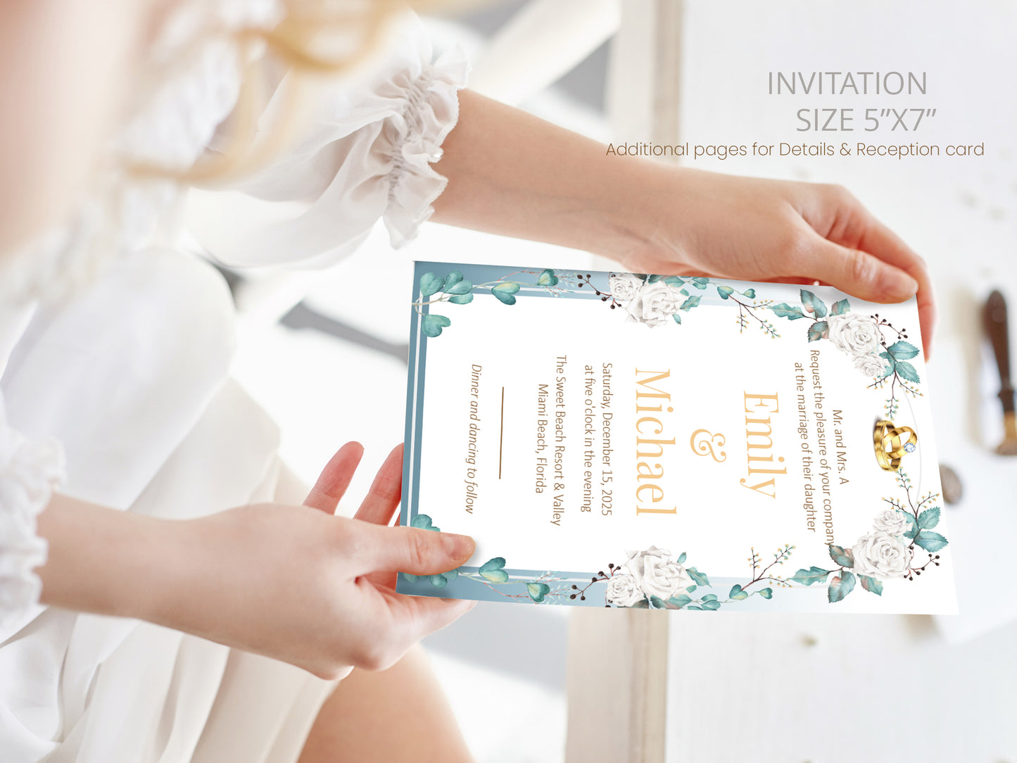 Cute Uniform wedding, Patriotic/Military Couple ,Invitation template #unifwd2001