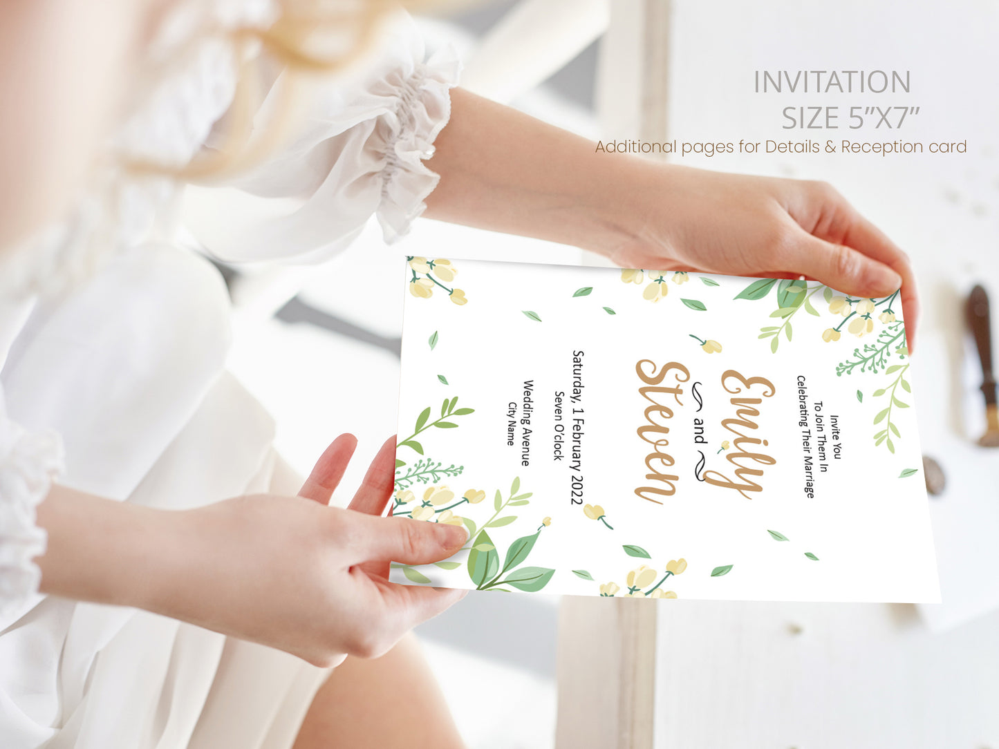 Cute Uniform wedding, Doctors Couple, invitation Template #unifwd2002