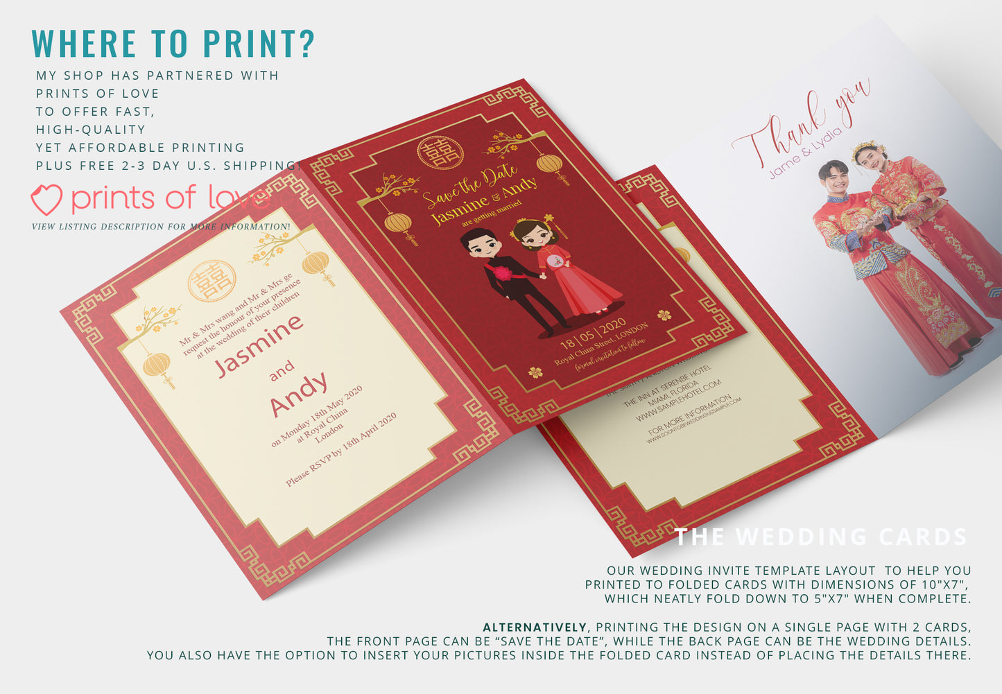 Chinese Tea Ceremony -Digital Template (Editable PDF)#cnwc9597