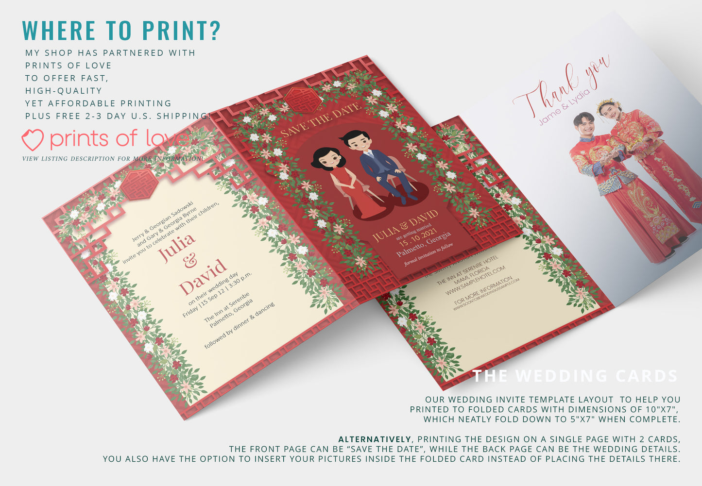 Cute Chinese Wedding, Tea Ceremony, invitation Template #cnwc0091