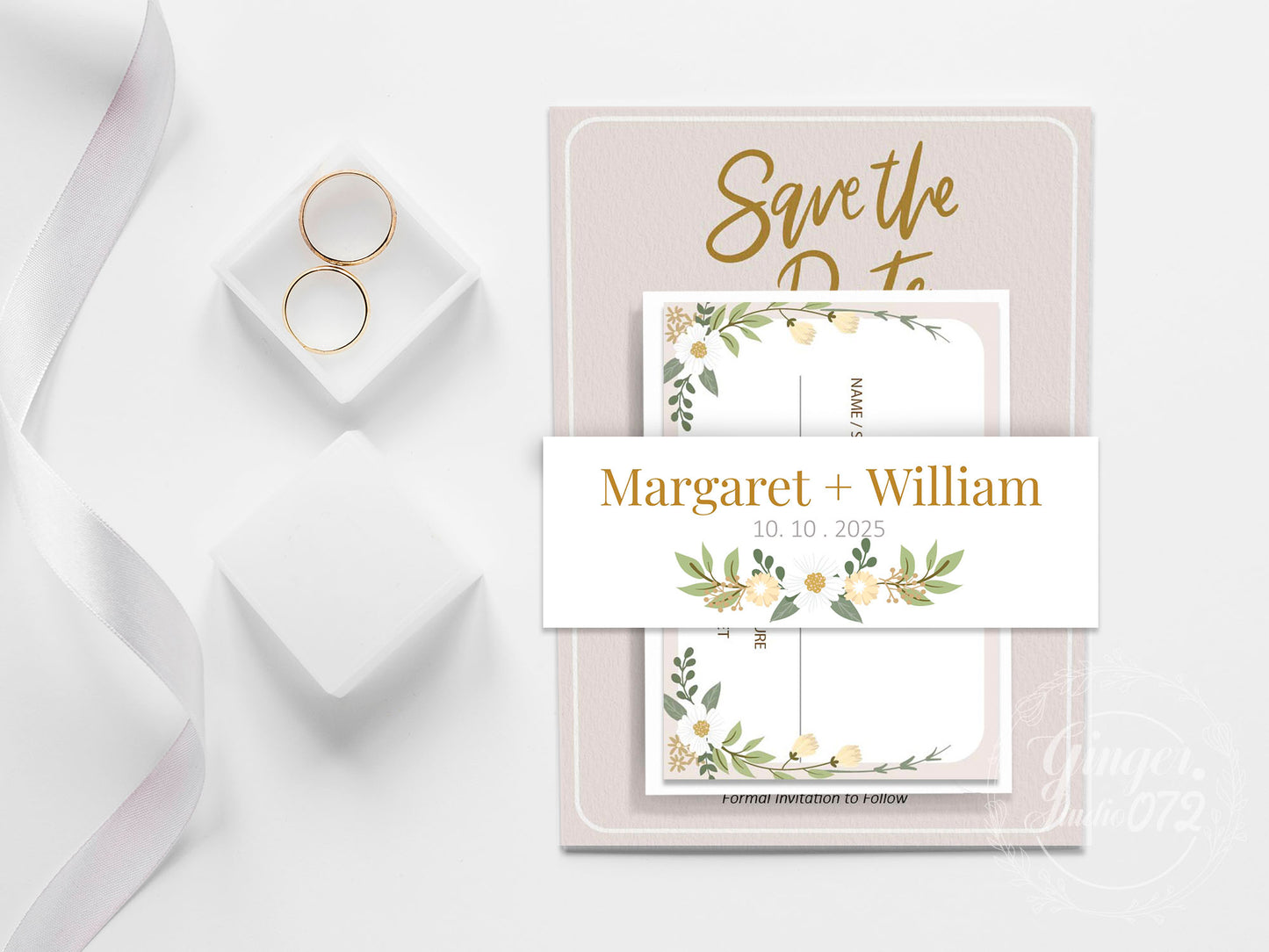 Cute Wedding Invitation, E-invites Template set #ctwd200801