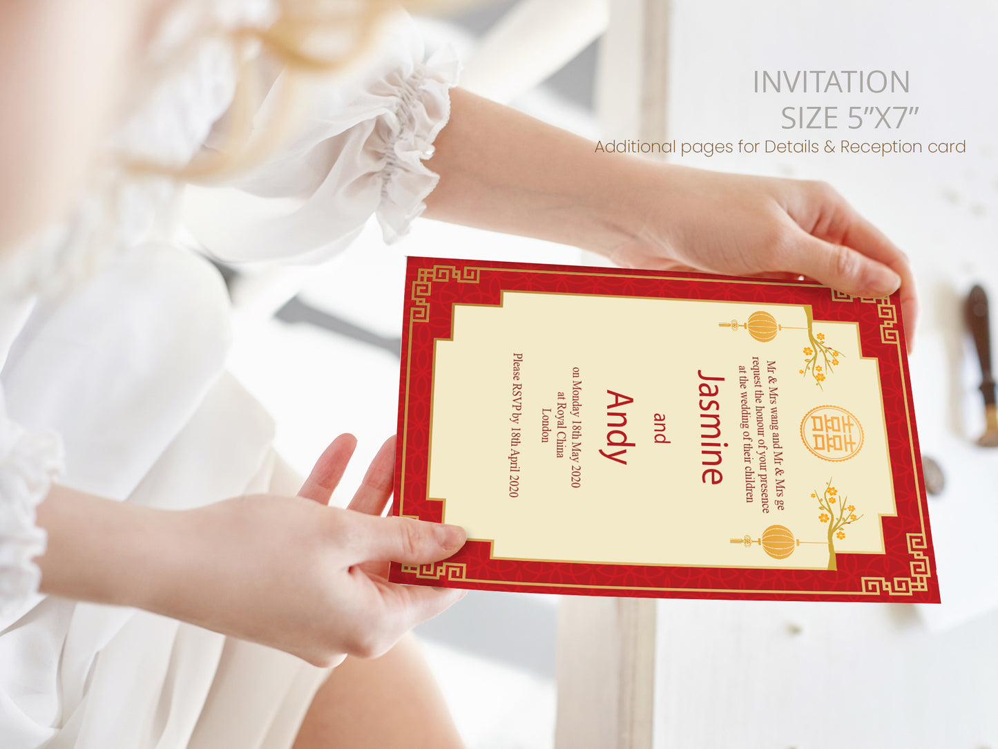 Chinese Tea Ceremony -Digital Template (Editable PDF)#cnwc9597