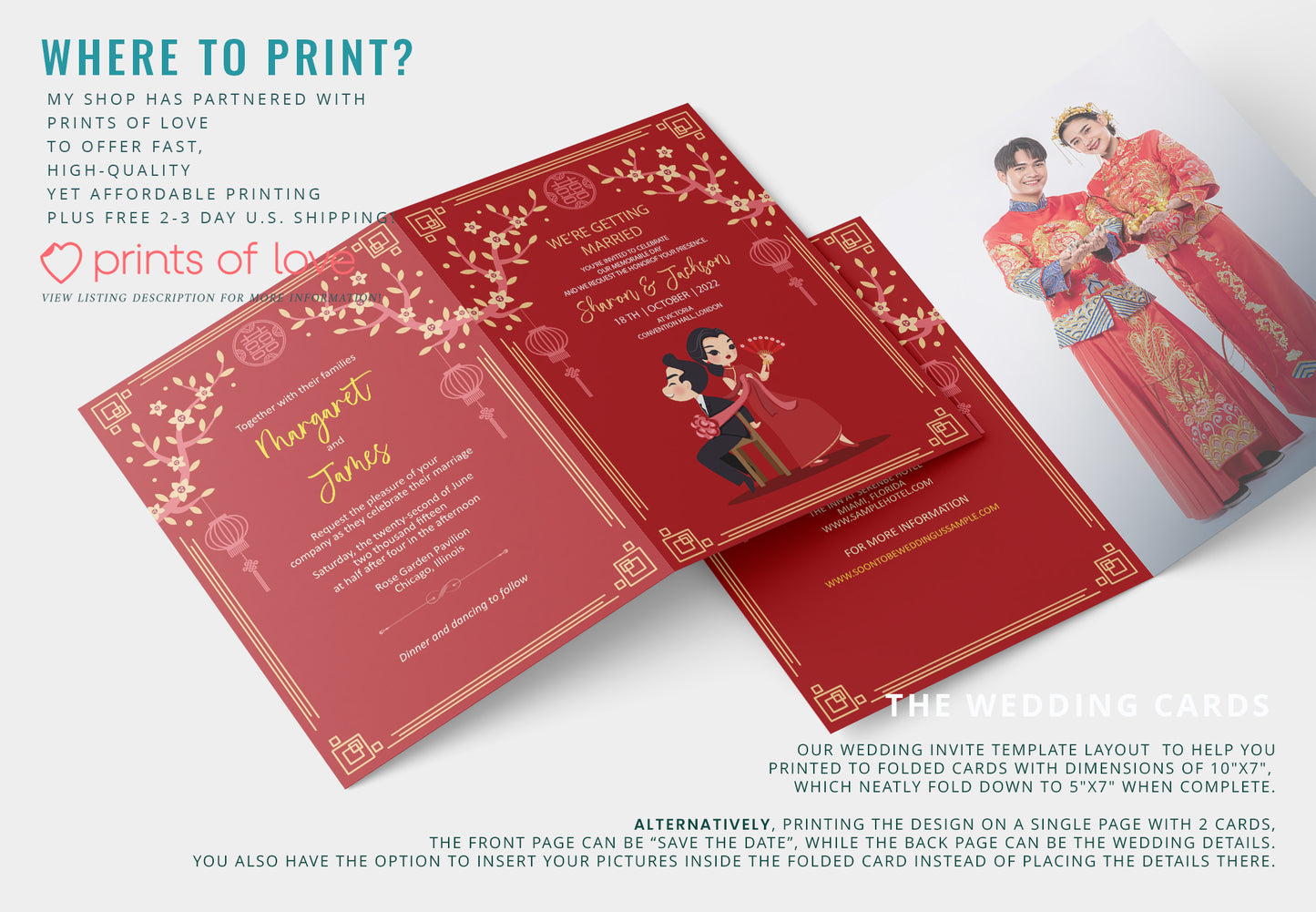 Cute Chinese Wedding, Tea Ceremony, invitation Template #cnwc210501