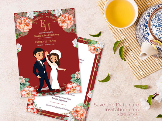 5 Beautiful Wedding Traditions in Asia — and Editable Invitations to Match