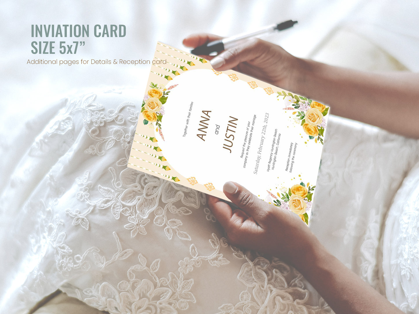 Cute Asian, Khmer, Lao, Thai Wedding invitation, E-Invite template  #sewc220103