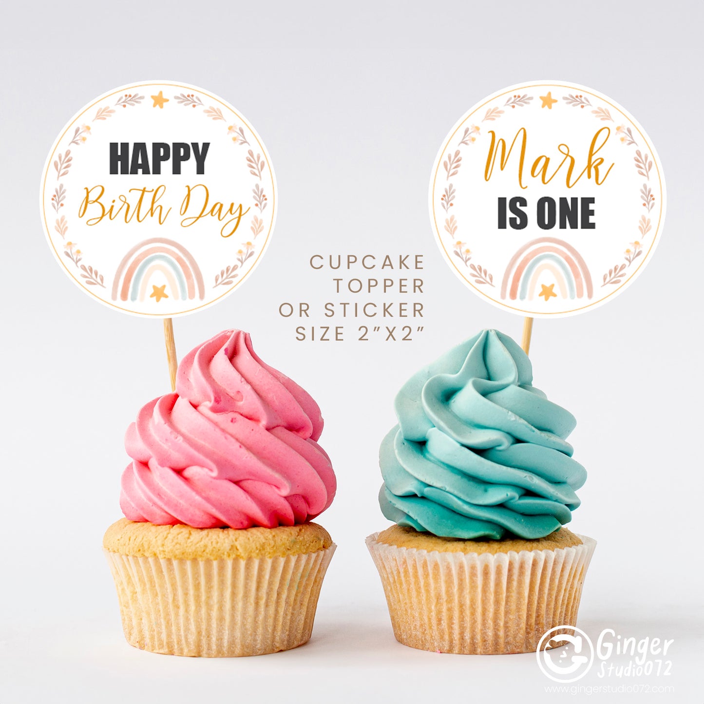 1st Birthday Celebration Kit : Personalized 1st Birthday Party template #bdtp240601