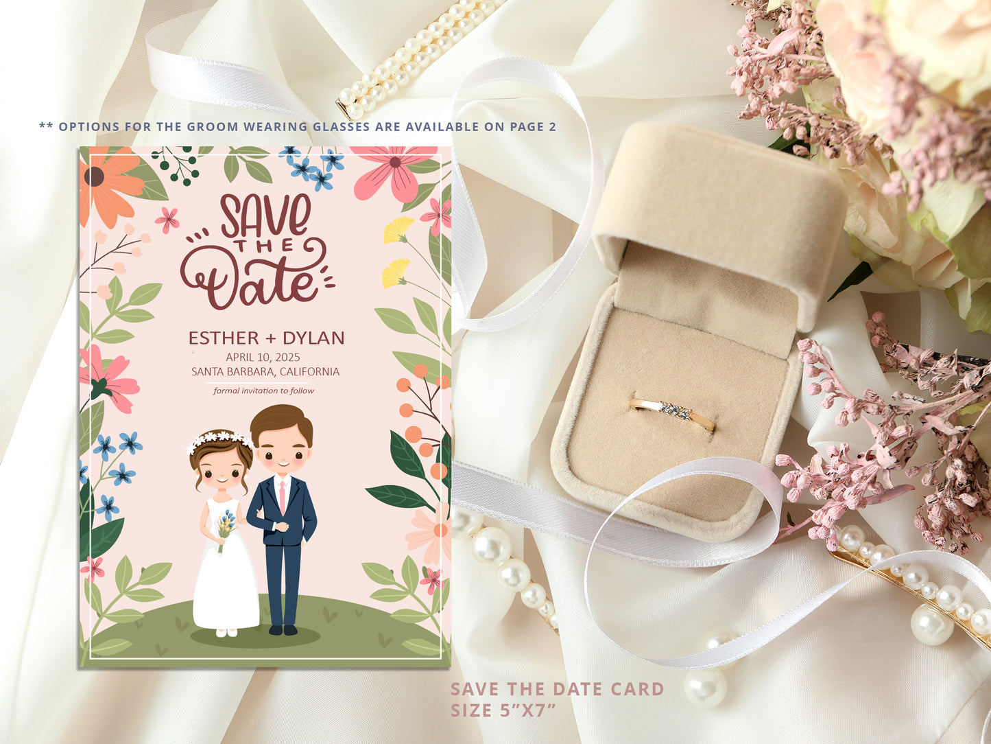 Cute Wedding Invitation, E-invitation, Digital Template #ctwd220904
