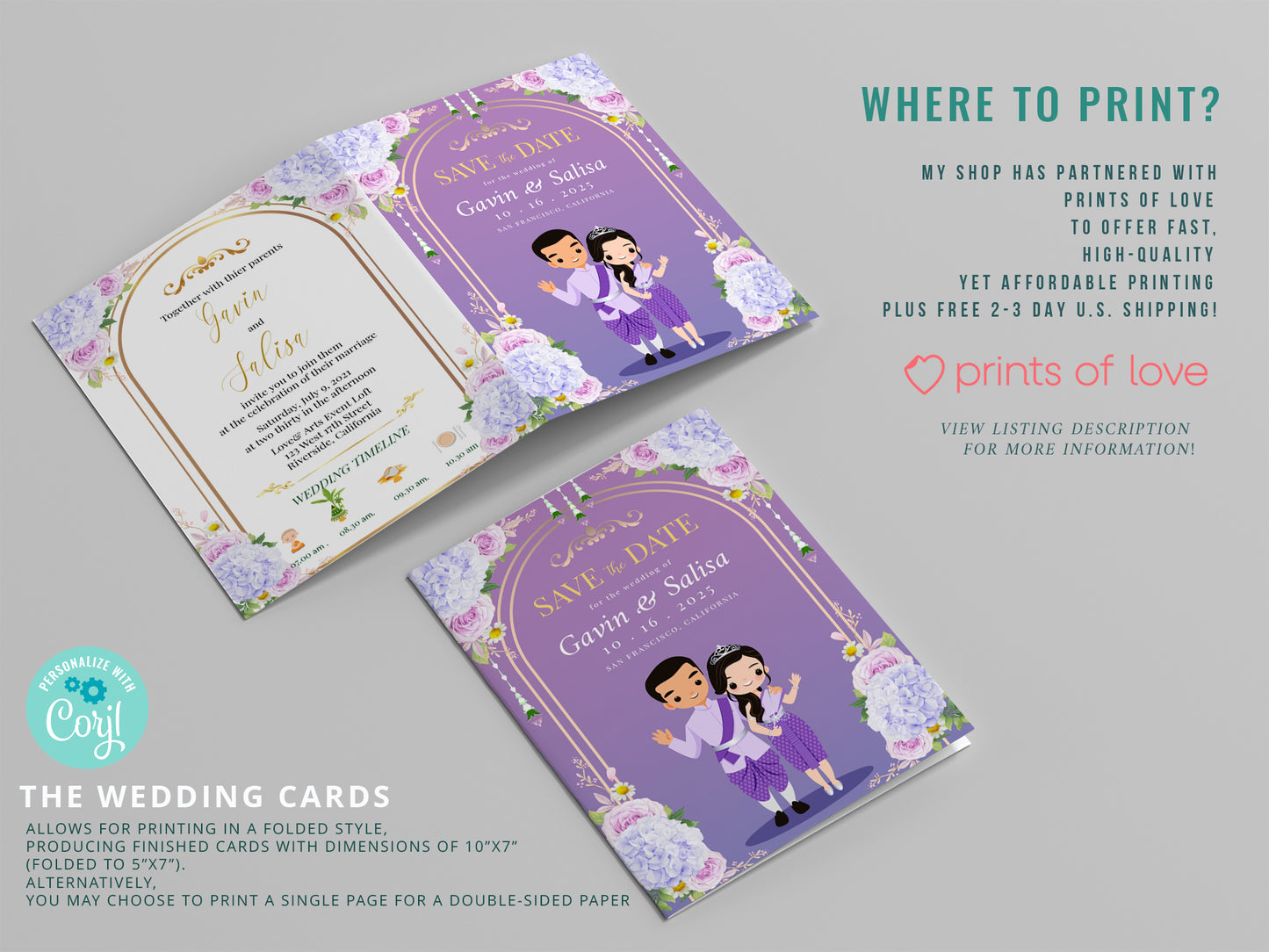Cute Asian, Khmer, Lao, Thai Wedding invitation, E-Invite template  #sewc221201
