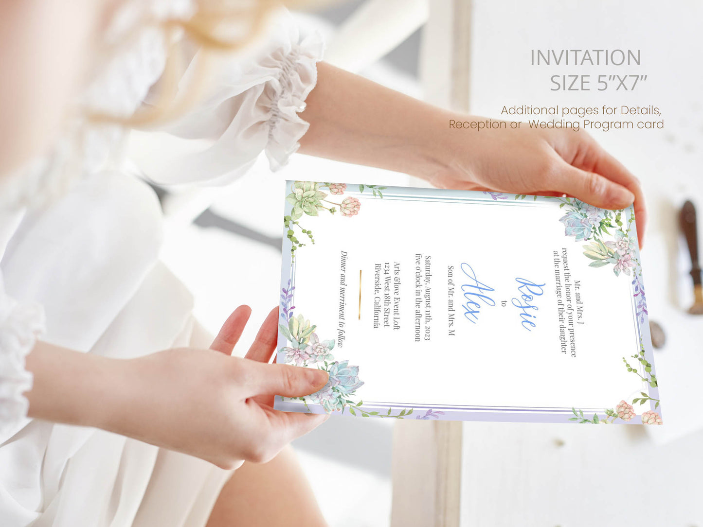 Cute Uniform wedding, Doctor couple, Invitation Template #UWIV230103