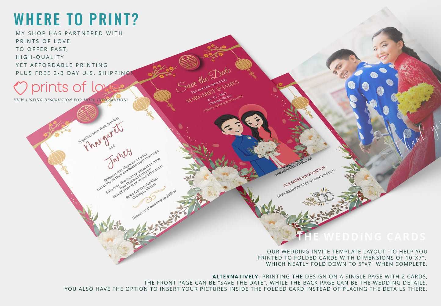 Cute Vietnamese wedding Tea ceremony, Ao dai wedding, Invite template #vmwc210601