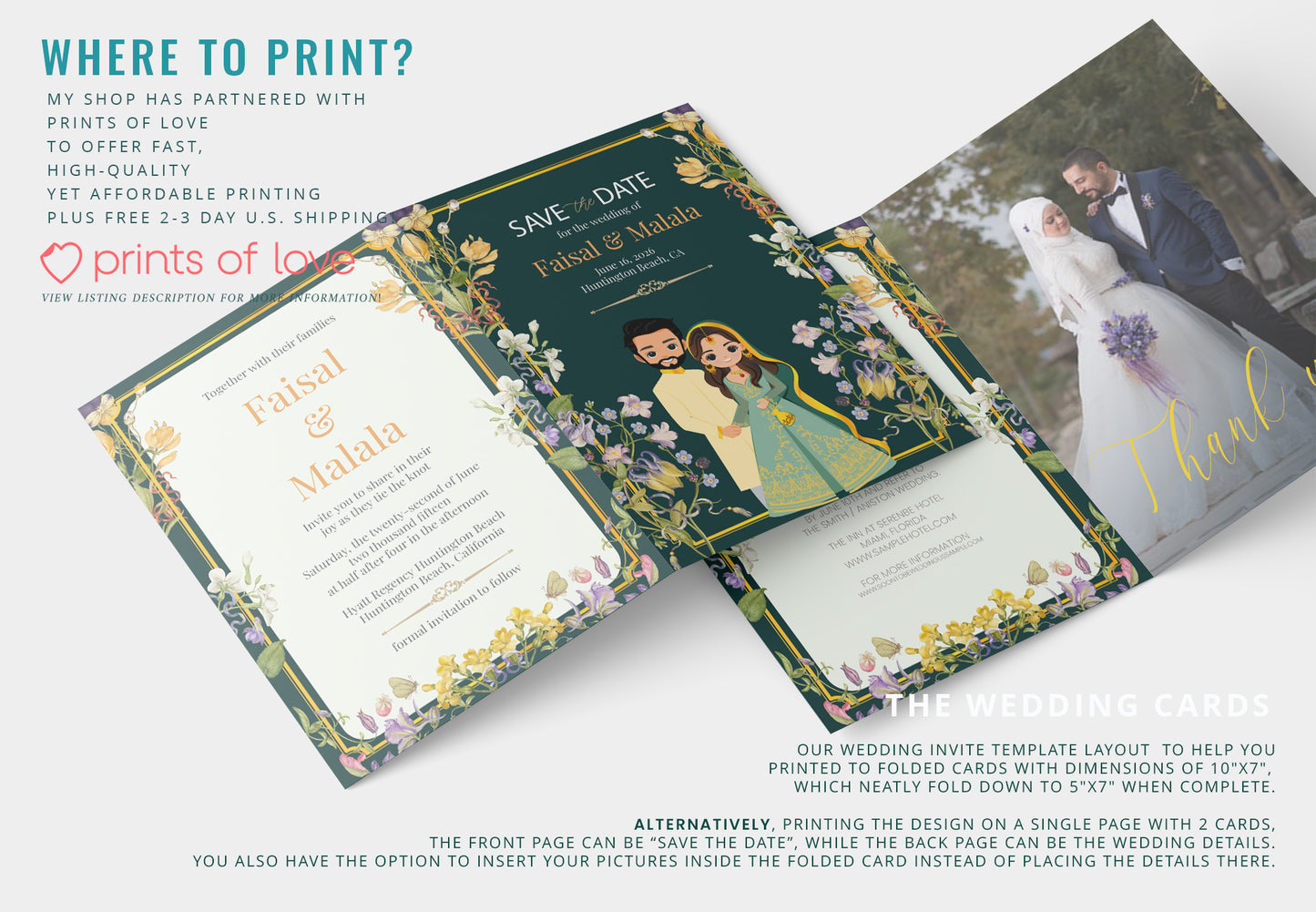 Cute Indian/Hindu wedding invite, Haldi/Mehndi/Sangeet, Customize template #idwc210109