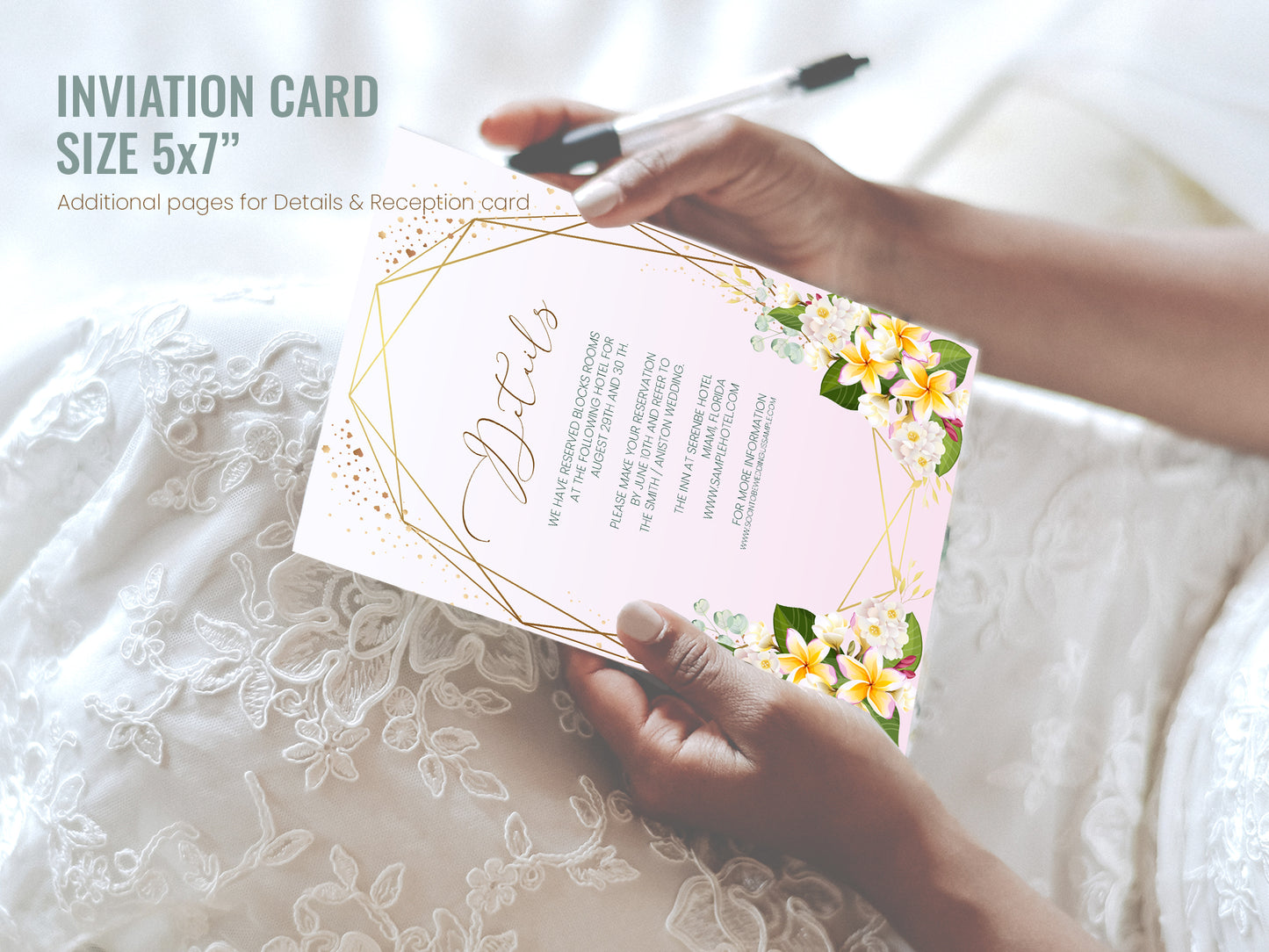 Cute Asian, Khmer, Lao, Thai Wedding invitation, E-Invite template #sewc230605