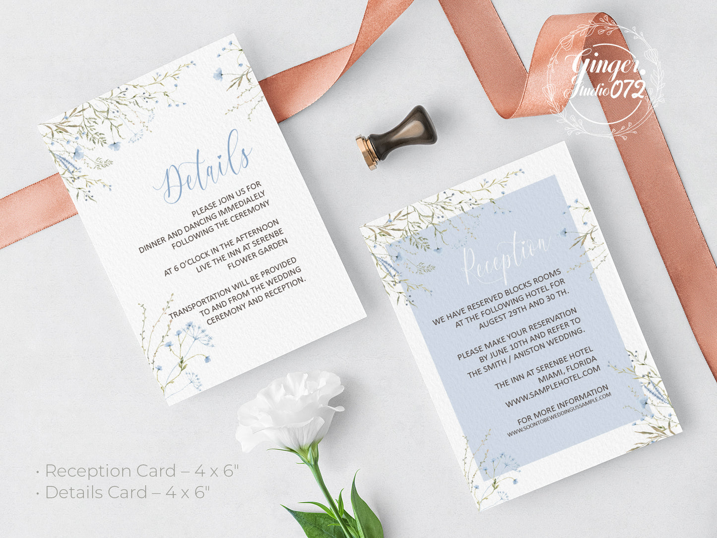 Cute Wedding Invitation, E-Invitation, Digital Template Set #ctwd230102